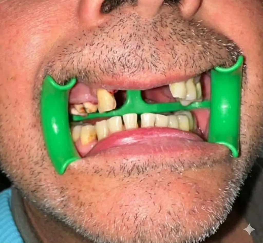 Antes - rehab maxilar superior