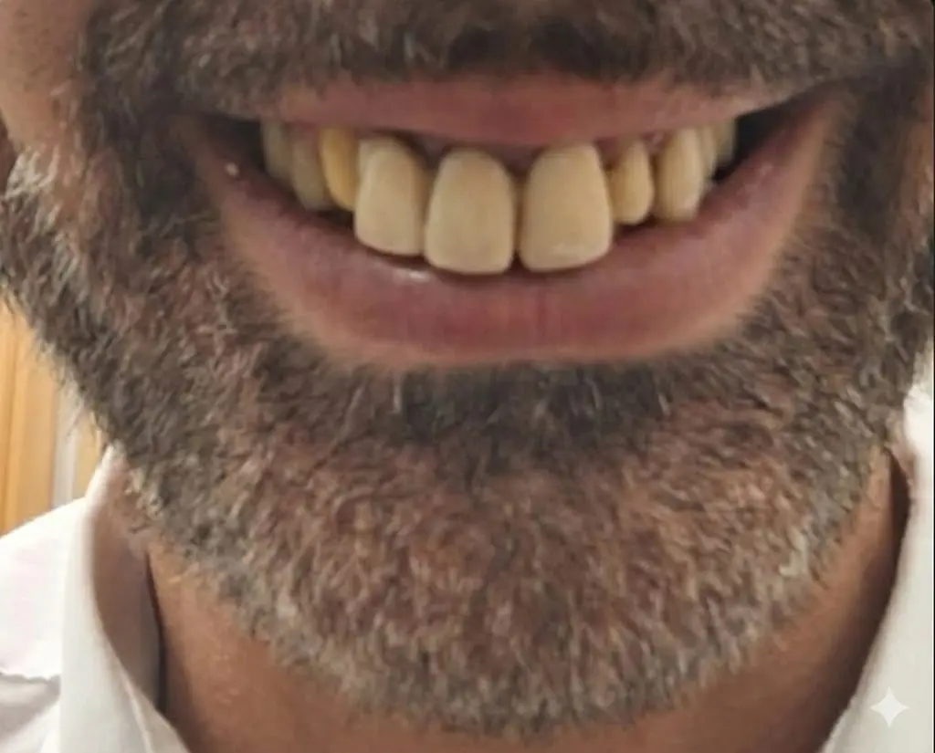 Antes - rehabilitación en zirconio